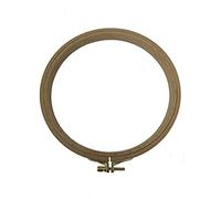 Nurge Premium Cerceau De Matelassage En Bois De Hêtre De Première Qualité Avec Fermoir En Or 7" Pouces/19cm De Diamètre - 16mm D'Épaisseu