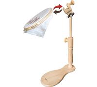 Nurge Support de table à broder réglable, support de cerceau de point de croix, support de cerceau de broderie. Bois naturel poli à la main (support de broderie 190-1)