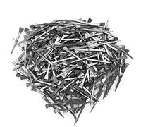 Nurnesy 250pcs E6 Horseshoe Nail - Pégère de Sabot en Acier, Sécurisation Fermement pour Les Soins de Sabot à Cheval, Accessoire D'outils équins Essentiels