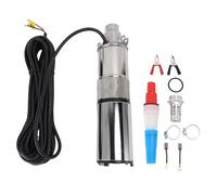 Nurnesy 260W Pompe Solaire en Profondeur Puits Submersible - Flux de 1,2 M3 / H, Pompe à Vis en Acier Inoxydable de la Tête de la Tête pour L'irrigation avec Cordon D'alimentation de 10