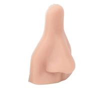 Nurnesy 3pcs Modèle de Nez en Silicone Simulation du Nez Humain Modèle de Nez Humain Soft Flexible Reutilisable Modèle de Nez 3D pour Pratiquer L'enseignement avec une Texture de (Couleur de peau