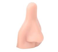 Nurnesy 3pcs Modèle de Nez en Silicone Simulation du Nez Humain Modèle de Nez Humain Soft Flexible Reutilisable Modèle de Nez 3D pour Pratiquer L'enseignement avec une Texture de (Teint léger)
