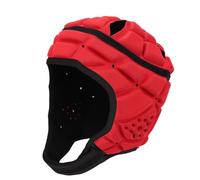 Nurnesy Chambre de Casse-tête Rembourrée de Rugby - Coque Douce Eva Sponge Réglable | Flag Football et Casque de Football de Football pour Enfants (M)