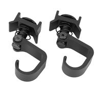 Nurnesy Crochet D'arrimage sur Rail Airline L, Base de Rotation à 360°, Goujon Unique en Acier au Carbone, pour Camion Remorque UTV ATV Moto, avec Sangles D'arrimage, adapté à Divers