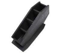 Nurnesy Elegant Wooden Nail Art Tool Organizer - Porte-Pinceau de Maquillage Multi-Compartiments pour Utilisation de la Maison et du Salon