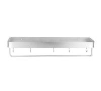 Nurnesy ÉTAT Salle sur Mur Mur, étagère en Aluminium Durable avec des Bords Lisses pour la économie D'espace et L'organisation dans Les Salles de Bains, Les Cuisines, Les Cafés (50 cm avec Crochet
