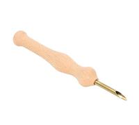 Nurnesy Kit D'aiguilles à Poinçonner, Ensemble de Broderie avec Manche en | Kit de Démarrage de Broderie avec Aiguille à Poinçonner, Construction en Métal de Hêtre, pour Bricolage, Rideaux,