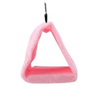 Nurnesy Nurnesy Bird Hammock Soft Plux Tente de Cage Suspendue, Lit Chaud d'hiver pour Jouet pour Animaux de Compagnie avec 2 Tailles, Conception de Crochet de 3 Couleurs, Maison de (M)