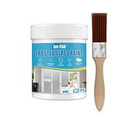 Nurnesy Ombrage pour portes et fenêtres, peinture pour verre dépoli, peinture en aérosol, peinture givrée, imperméable et résistante, mat, givré brume (couleur photo)