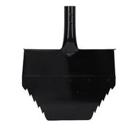 Nurnesy Pheillette de Nettoyage de Jardin 25 Cm - Pelle à Dents Trapézoïdale en Acier épaissi, à Double Utilisation comme Gratte-Ciel de Glace au Sol pour la Cour, Allée