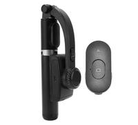 Nurnesy Stabilisateur de Téléphone Portable Trépied Selfie Stick Anti-secousse Stabilisateur à Axe Unique Tige D'extension Intégrée, Portable et Pliable, de Vlogging avec Lumières de Remplissage