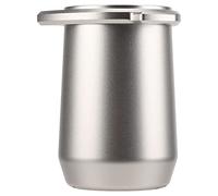 Nurnesy Tasse Doseuse de café pour Alliage D'aluminium de 8 à 54mm, Anti-Poudre Volante et Légère, Tasse de Poudre de café pour Machine à Expresso (Argent)