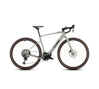 Velo de gravel electrique cube nuroad hybrid c 62 race 400x shimano grx 12v 400 wh 700 mm vert beige reed 2026