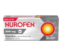 Nurofen 200mg Ibuprofène Douleurs Et Fièvre 30 Comprimés Enrobés