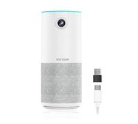 Nuroum C10 Webcam avec Microphone et Haut-Parleur, 1080P Full HD Tout-en-Un, Grand Angle 90°, Caméra Vidéo Portable, Réduction de Bruit AI, USB Plug&Play pour Windows/Mac