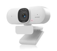 NUROUM V15-AF 2K Webcam avec Autofocus, 1080P 60fps Caméra PC avec Microphones, 75° Grand Angel, Annulation des bruits/Correction de la Lumière, Webcam USB 2.0 Plug & Play pour Laptop/Mac/Zoom/Teams