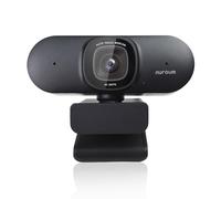 NUROUM V32AF Webcam 4K HDR avec microphone, auto-focus et mode portrait et miroir, zoom numérique 5x, caméra d'ordinateur USB avec muet et protection de la vie privée, Plug and Play