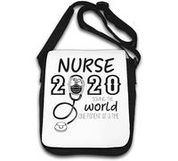 Nurse 2020 Sac à bandoulière Save The World One Patient at A Time Blanc