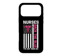 Nurse Back The Blue I've Got Your Six American Flag Coque pour iPhone 17 Pro Max