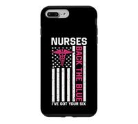 Nurse Back The Blue I've Got Your Six American Flag Coque pour iPhone 7 Plus/8 Plus