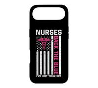 Nurse Back The Blue I've Got Your Six American Flag Coque pour iPhone Air