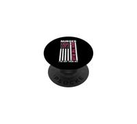 Nurse Back The Blue I've Got Your Six American Flag PopSockets PopGrip Adhésif
