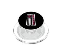 Nurse Back The Blue I've Got Your Six American Flag PopSockets PopGrip pour MagSafe
