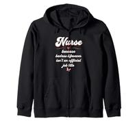 Nurse Because Badass Isn't Job Title Cœur d'allaitement Amusant Sweat à Capuche