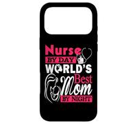 Nurse by Day World's Best Mom by Night Funny Nursing Nurses Coque pour iPhone 17 Pro Max