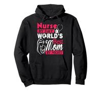 Nurse by Day World's Best Mom by Night Funny Nursing Nurses Sweat à Capuche