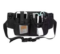 Nurse Fanny Pack avec des Poches d'approvisionnement médicales, des Soins Infirmiers ajustives Fanny Pack, Compact et Practical Nurse Essentials for Work, Black, Waist Packs