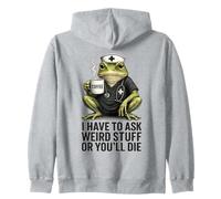 Nurse Frog Coffee Weird Stuff Healthcare Humour Sweat à Capuche