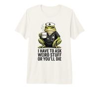 Nurse Frog Coffee Weird Stuff Healthcare Humour T-Shirt Haut de Gamme