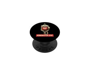 Nurse Fuel Administrer STAT Funny Coffee RN Medical PopSockets PopGrip Adhésif