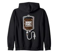 Nurse Fuel Caféine Infirmière autorisée Sweat à Capuche