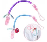 Nurse is Love 2 pièces porte-ciseaux infirmier, ressort rétractable en silicone avec clip pour poches| mousqueton porte clef pour un accès facile des ciseaux | infirmiere accessoires