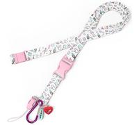 Nurse is Love Cordon Tour de Cou pour Infirmières - Cordon Tour de Cou pour vec Attache pour Porte Badge, Ciseaux Clip d'Accès Facile et Mousqueton, Infirmiere Accessoires, Aide Soignante