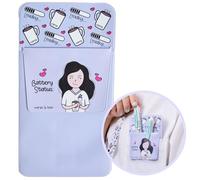 Nurse is Love Pochette Purple pour Blouse - Porte-Stylo, Badge, Ciseaux Accessoire Personnalisé pour Aide-Soignante