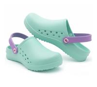 Nurse is Love Sabot Femmes Infirmière - Mules e Sabots Sanitaires Confortable | Chaussures Medicales, Aide Soignante | Infirmiere Accessoires & Vétérinaire Aqua 36