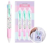 Nurse is Love Set de 3 pcs stylo personnalisé infirmiere - 4 couleurs idéal pour etudiante infirmiere Adapté à pochette infirmiere, aide soignante pour blouse, tour de cou | infirmiere accessoires