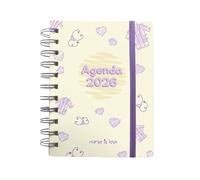 Nurse is Love VEIGE Agenda 2025/2026-16 mois pour infirmières et étudiants avec designs, planificateur hebdomadaire, mensuel et motivation quotidienne | Cadeau pour infirmières, médecins et TCAE