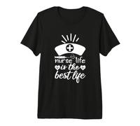 Nurse Life Best Life Medical Future Infirmière T-Shirt Haut de Gamme