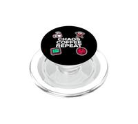 Nurse Life Chaos Coffee Repeat ER Medical PopSockets PopGrip pour MagSafe