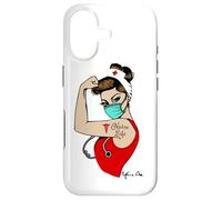 Nurse Life Girl Power Pin Up Rosie Riveter Rétro Vintage Coque pour iPhone 17