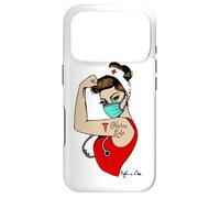 Nurse Life Girl Power Pin Up Rosie Riveter Rétro Vintage Coque pour iPhone 17 Pro