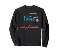 Nurse Life Heartbeat Lifeline Sweatshirt