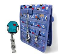 Nurse Life Pack porte-poches et extensible | Tous ne sont pas les mêmes | Organisateur de poche d'infirmière | Cadeau original pour infirmière | Pour ranger des ciseaux et accessoires (Bleu chien