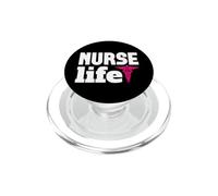 Nurse Life Proud Nurses Funny Nursing for Women Men PopSockets PopGrip pour MagSafe