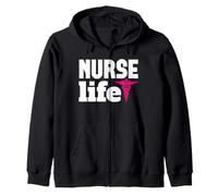 Nurse Life Proud Nurses Funny Nursing for Women Men Sweat à Capuche