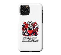 Nurse Life Surviving on Coffee and Chaos ER Coque pour iPhone 11 Pro